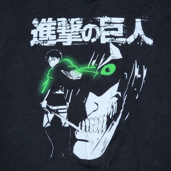 Ripple Junction SS Black Tee "Attack On Titan" - Size Medium - Picture 1 of 5